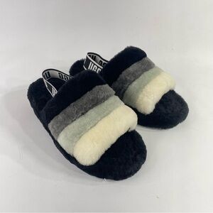UGG Fluff Yeah Multicolor Fluffy Slippers Size 9